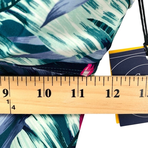 Lole Azura Tankini Womens Medium Green Pink Floral Fiji Island Rainforest New - Picture 6 of 9